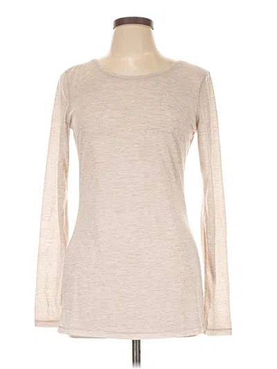 Pre-owned Express Long Sleeve T-shirt In Brown