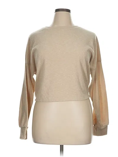 Pre-owned Express Long Sleeve T-shirt In Brown