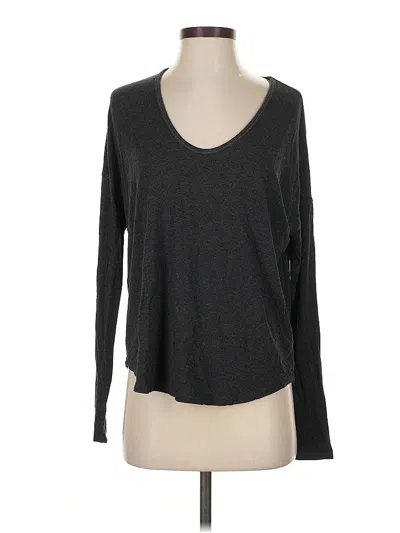 Pre-owned Express Long Sleeve T-shirt In Gray