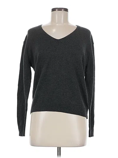 Pre-owned Express Long Sleeve T-shirt In Gray