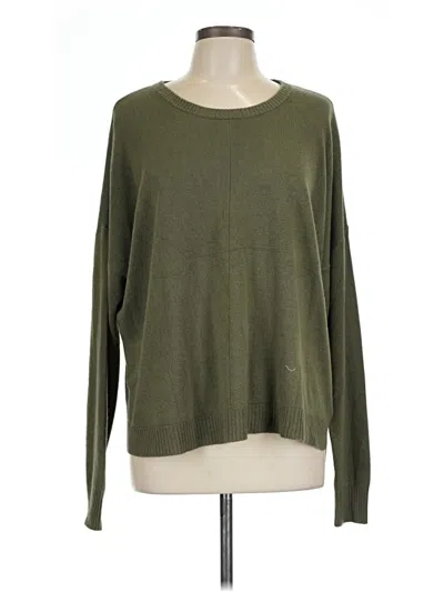 Pre-owned Express Long Sleeve T-shirt In Green