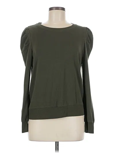 Pre-owned Express Long Sleeve T-shirt In Green