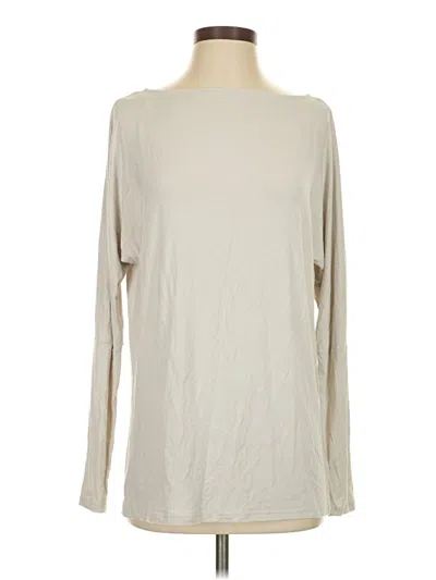 Pre-owned Express Long Sleeve T-shirt In Ivory