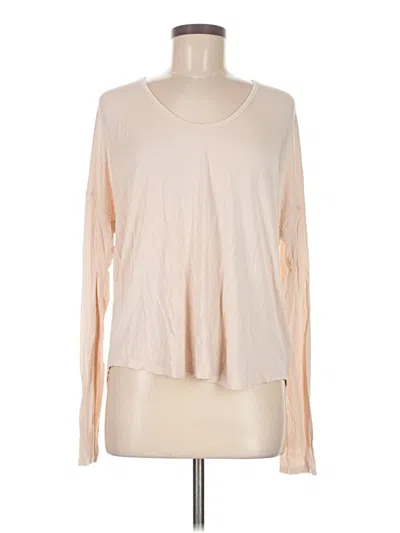 Pre-owned Express Long Sleeve T-shirt In Ivory