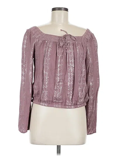 Pre-owned Express Long Sleeve T-shirt In Pink