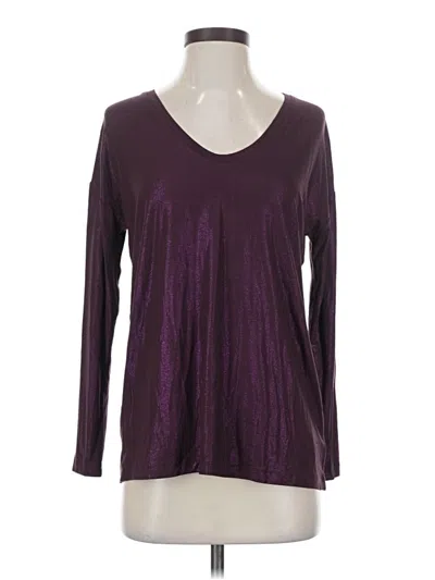 Pre-owned Express Long Sleeve T-shirt In Purple