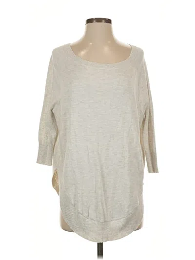 Pre-owned Express Long Sleeve T-shirt In Silver
