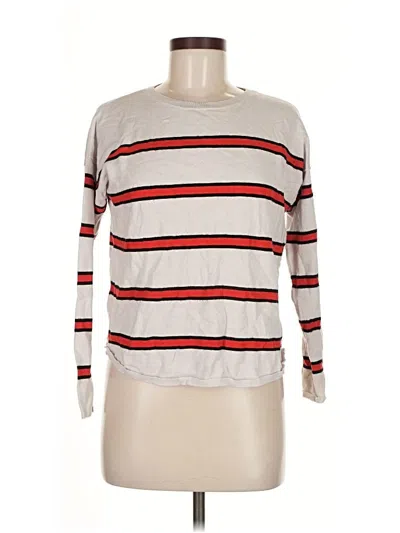 Pre-owned Express Long Sleeve T-shirt In Silver