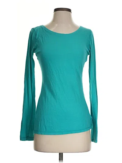 Pre-owned Express Long Sleeve T-shirt In Teal