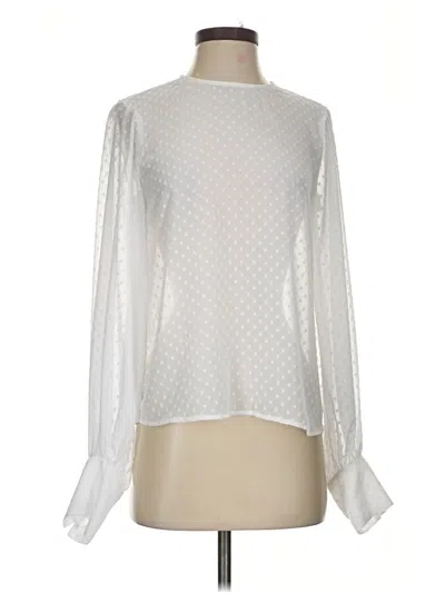 Pre-owned Express Long Sleeve T-shirt In White
