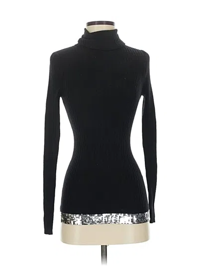 Pre-owned Express Long Sleeve Turtleneck In Black