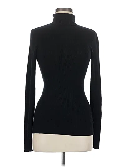 Pre-owned Express Long Sleeve Turtleneck In Black