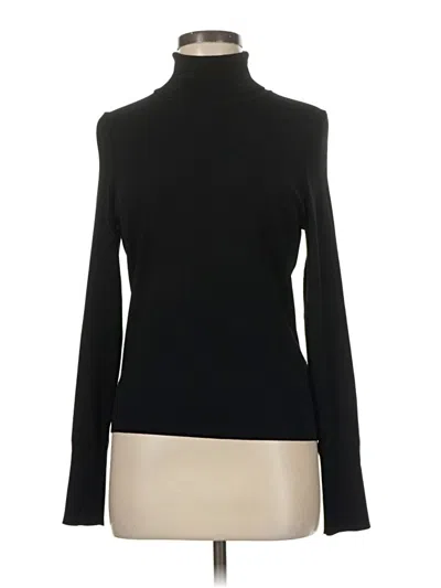 Pre-owned Express Long Sleeve Turtleneck In Black