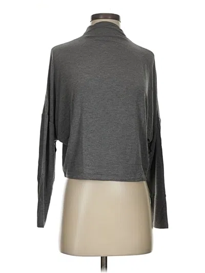 Pre-owned Express Long Sleeve Turtleneck In Gray