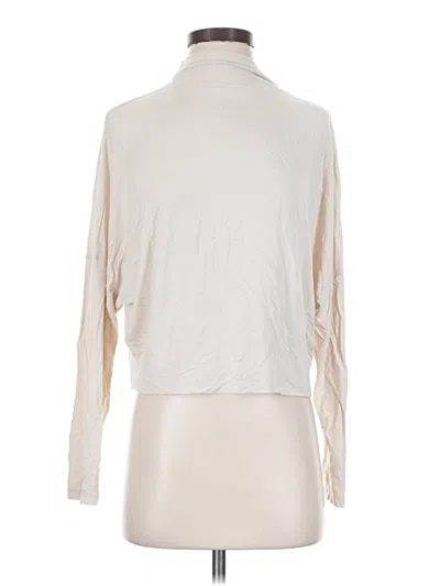 Pre-owned Express Long Sleeve Turtleneck In Ivory
