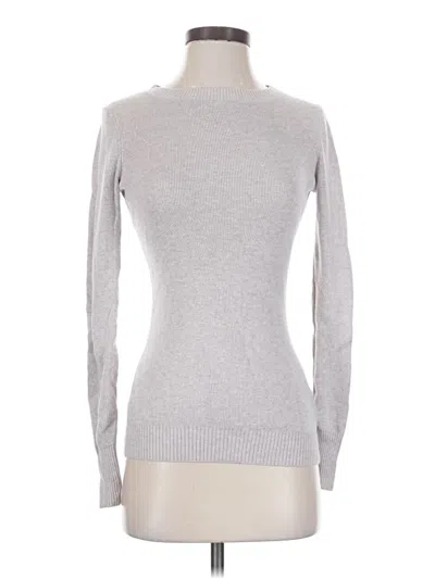 Pre-owned Express Long Sleeve Turtleneck In Silver