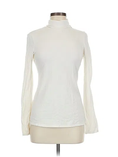 Pre-owned Express Long Sleeve Turtleneck In White