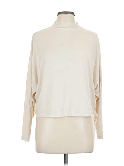 Pre-owned Express Long Sleeve Turtleneck In White