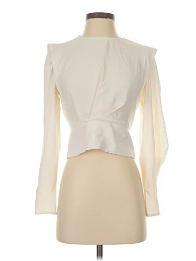 Pre-owned Express Long Sleeve Turtleneck In White