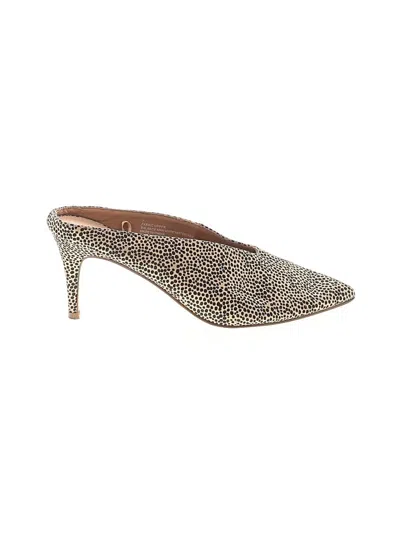 Pre-owned Express Mule/clog In Gold