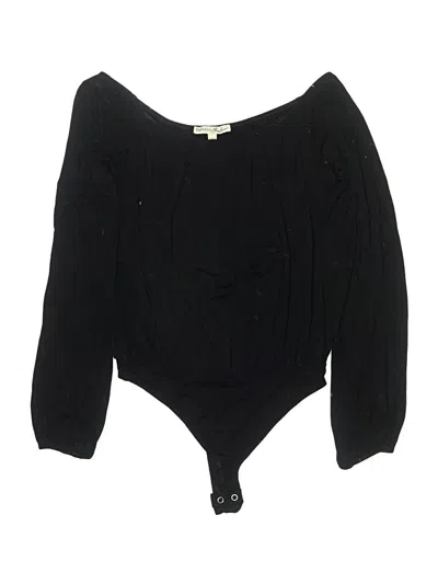 Pre-owned Express One Eleven Bodysuit In Black
