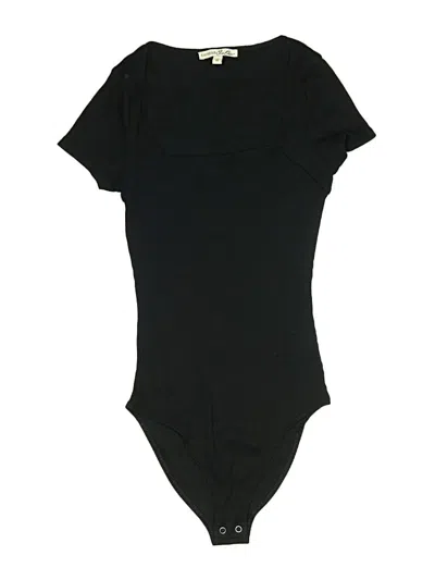 Pre-owned Express One Eleven Bodysuit In Black
