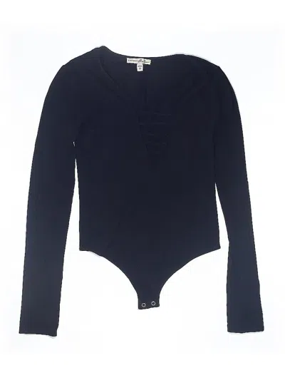 Pre-owned Express One Eleven Bodysuit In Blue