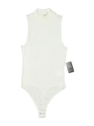 Pre-owned Express One Eleven Bodysuit In Ivory
