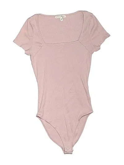Pre-owned Express One Eleven Bodysuit In Pink