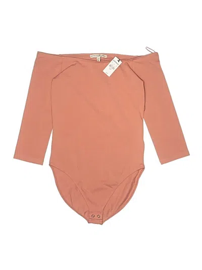Express One Eleven Bodysuit In Tan