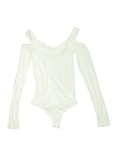 Pre-owned Express One Eleven Bodysuit In White