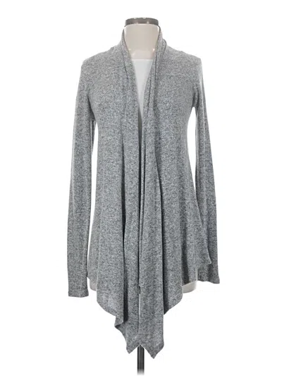 Pre-owned Express One Eleven Cardigan Sweater In Gray