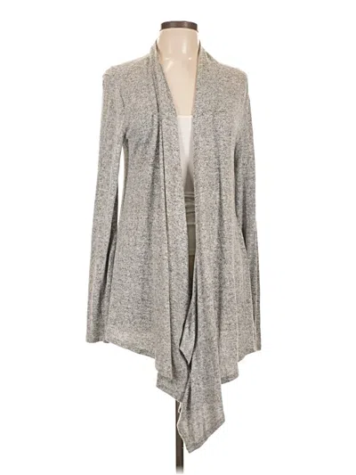 Pre-owned Express One Eleven Cardigan Sweater In Gray