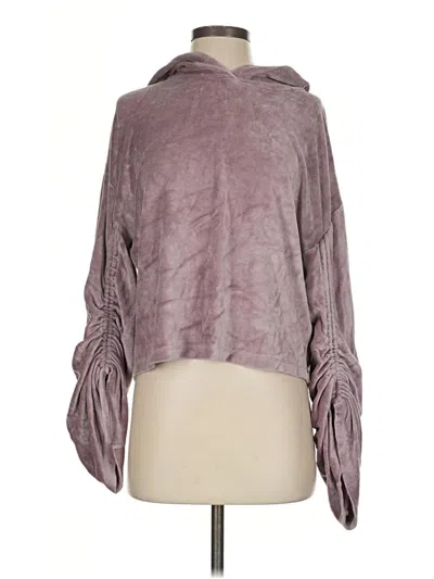 Pre-owned Express One Eleven Cardigan Sweater In Purple