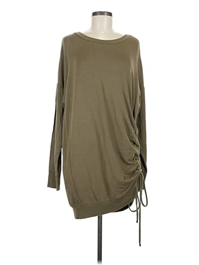 Pre-owned Express One Eleven Casual Dress In Green
