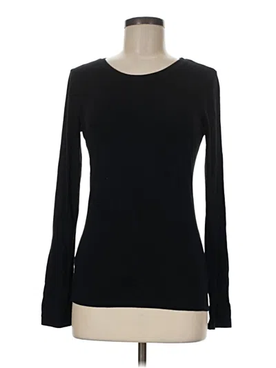 Pre-owned Express One Eleven Long Sleeve T-shirt In Black