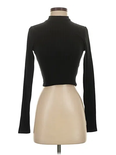 Pre-owned Express One Eleven Long Sleeve Turtleneck In Black
