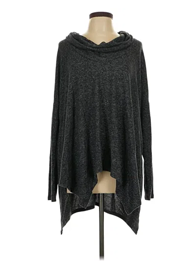 Pre-owned Express One Eleven Long Sleeve Turtleneck In Gray