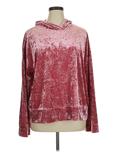 Pre-owned Express One Eleven Pullover Hoodie In Burgundy