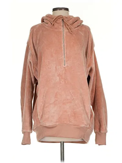 Pre-owned Express One Eleven Pullover Hoodie In Tan