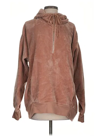 Pre-owned Express One Eleven Pullover Hoodie In Tan