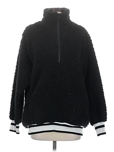 Pre-owned Express One Eleven Pullover Sweater In Black