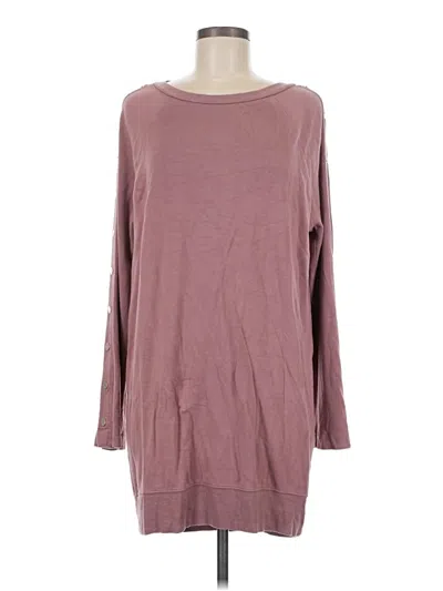 Pre-owned Express One Eleven Pullover Sweater In Burgundy