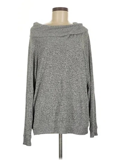 Pre-owned Express One Eleven Pullover Sweater In Gray