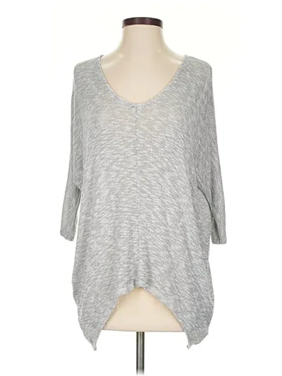 Pre-owned Express One Eleven Pullover Sweater In Gray