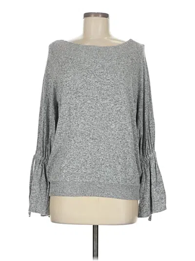 Pre-owned Express One Eleven Pullover Sweater In Gray