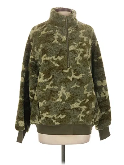 Pre-owned Express One Eleven Pullover Sweater In Green