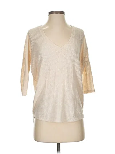 Pre-owned Express One Eleven Pullover Sweater In White