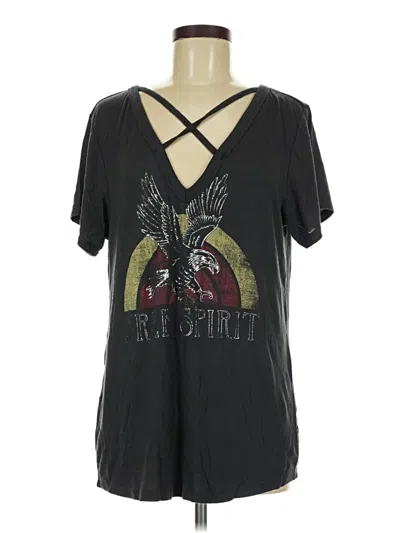 Pre-owned Express One Eleven Short Sleeve T-shirt In Black