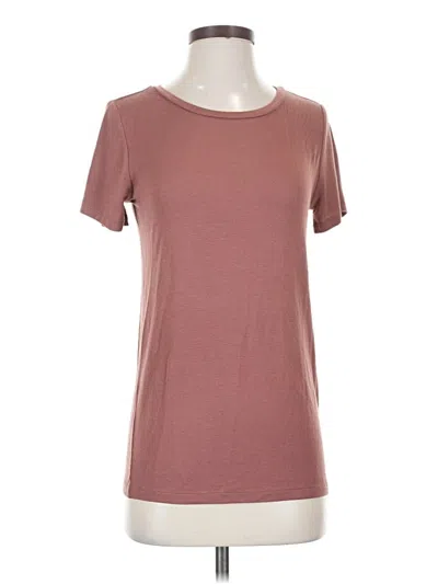 Pre-owned Express One Eleven Short Sleeve T-shirt In Brown